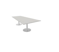 Konferensbord Talk 270x90/120x74 cm Video pelarstativ silver