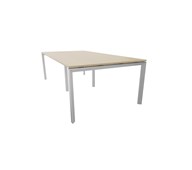 Konferensbord Talk 240x120x76 cm SQB-stativ silver