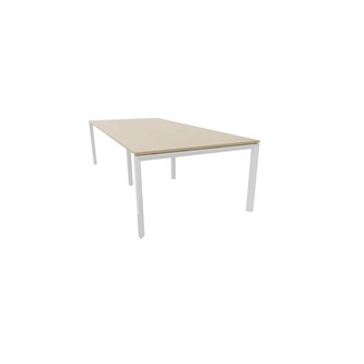 Konferensbord Talk 270x120x76 cm SQB-stativ vitt