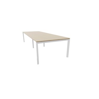 Konferensbord Talk 350x120x76 cm SQB-stativ vitt