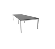 Konferensbord Talk 350x120x76 cm SQB-stativ silver