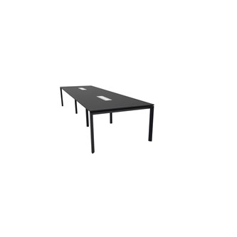 Konferensbord Talk 420x120x76 cm SQB-stativ svart