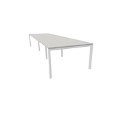 Konferensbord Talk 420x120x76 cm SQB-stativ vitt