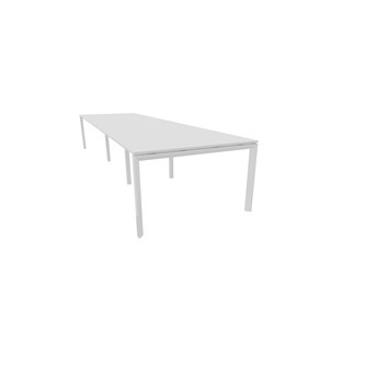 Konferensbord Talk 420x120x76 cm SQB-stativ vitt