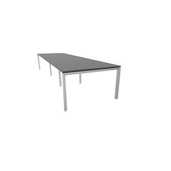 Konferensbord Talk 420x120x76 cm SQB-stativ silver