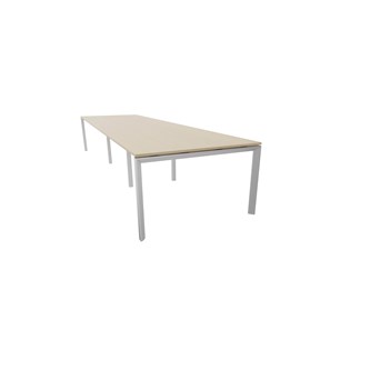 Konferensbord Talk 420x120x76 cm SQB-stativ silver