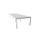 Konferensbord Talk 420x120x76 cm SQB-stativ silver