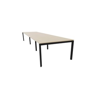 Konferensbord Talk 490x120x76 cm SQB-stativ svart