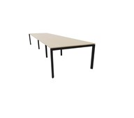 Konferensbord Talk 490x120x76 cm SQB-stativ svart