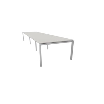 Konferensbord Talk 490x120x76 cm SQB-stativ silver