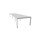 Konferensbord Talk 490x120x76 cm SQB-stativ silver