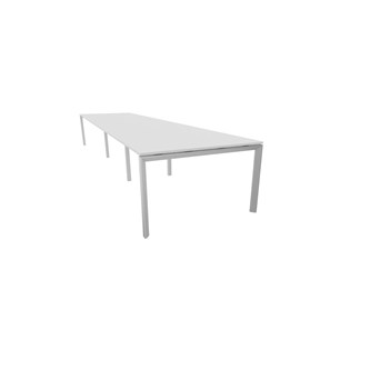 Konferensbord Talk 490x120x76 cm SQB-stativ silver