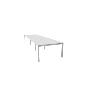 Konferensbord Talk 490x120x76 cm SQB-stativ silver