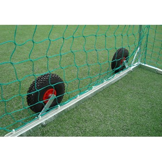 Fotbollsmål 11 mot 11, med motvikt och hjul