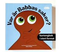 Babblarna XL-bok Var är Babbas saker