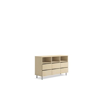 Svea elevförvaring 3 stora 3 små med ben B120xD40xH72