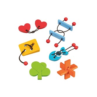 Logikpussel 6-pack
