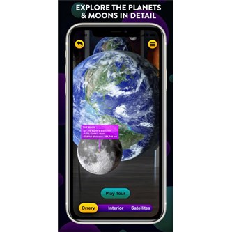 Curiscope Multiverse interaktiv affisch jorden