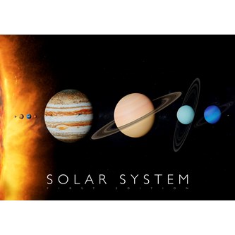 Curiscope Multiverse interaktiv poster solsystemet