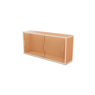 Fixa display 3:1 vägghängd med skjutdörrar i plexi D20