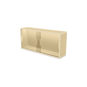 Fixa display 3:1 vägghängd med skjutdörrar i plexi D20