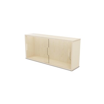 Fixa display 3:1 vägghängd med skjutdörrar i plexi D20