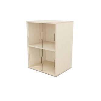 Fixa display 2:2 med skjutdörrar i plexi D36 D46