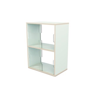 Fixa display 2:2 med skjutdörrar och rygg i plexi D36 D46