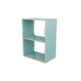 Fixa display 2:2 med skjutdörrar och rygg i plexi D36 D46