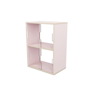 Fixa display 2:2 med skjutdörrar och rygg i plexi D36 D46
