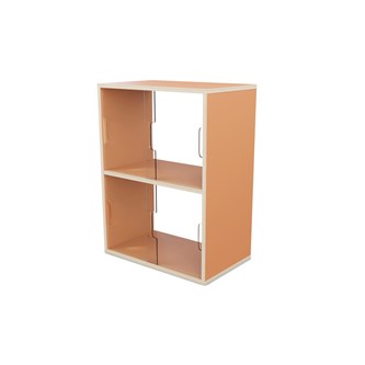 Fixa display 2:2 med skjutdörrar och rygg i plexi D36 D46