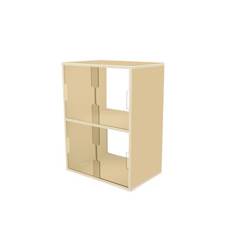 Fixa display 2:2 med skjutdörrar och rygg i plexi D36 D46
