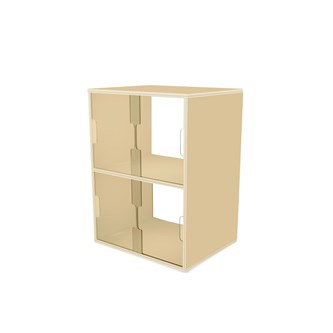 Fixa display 2:2 med skjutdörrar och rygg i plexi D36 D46