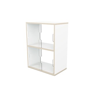 Fixa display 2:2 med skjutdörrar och rygg i plexi D36 D46