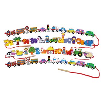 Paket med snörfigurer