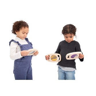 Glittrande paneler, handmodell 3-pack