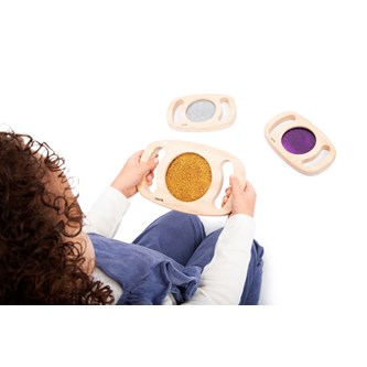 Glittrande paneler, handmodell 3-pack