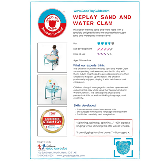 Weplay Sand- och vattenlekbord