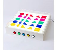 Robust ljusbord med tråg för sand