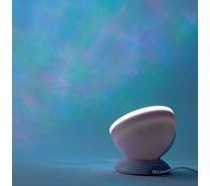 Projektor med vågor och högtalare