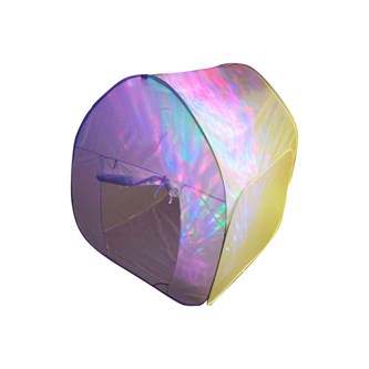 Vitt tält för projicering