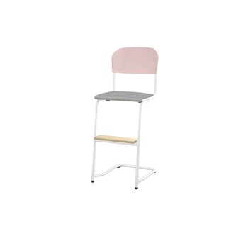 Stol Matte FSC BX sh 45/63 liten sits vitt stativ