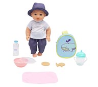 Hård docka med tillbehör