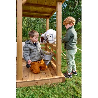 Käpphäst, 80 cm vit