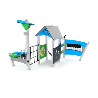 STEEL+ Lekhus med lekpaneler