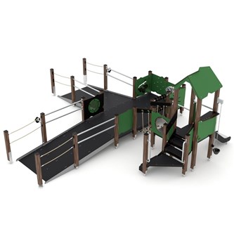 WOODEN Kombinationslek S tillgänglighetsanpassad