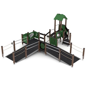 WOODEN Kombinationslek S tillgänglighetsanpassad