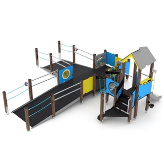 WOODEN Kombinationslek S tillgänglighetsanpassad