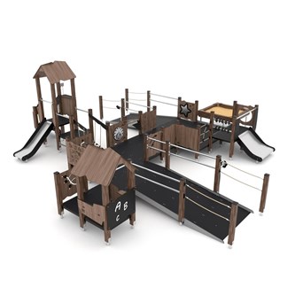 WOODEN Kombinationslek M tillgänglighetsanpassad