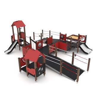 WOODEN Kombinationslek M tillgänglighetsanpassad